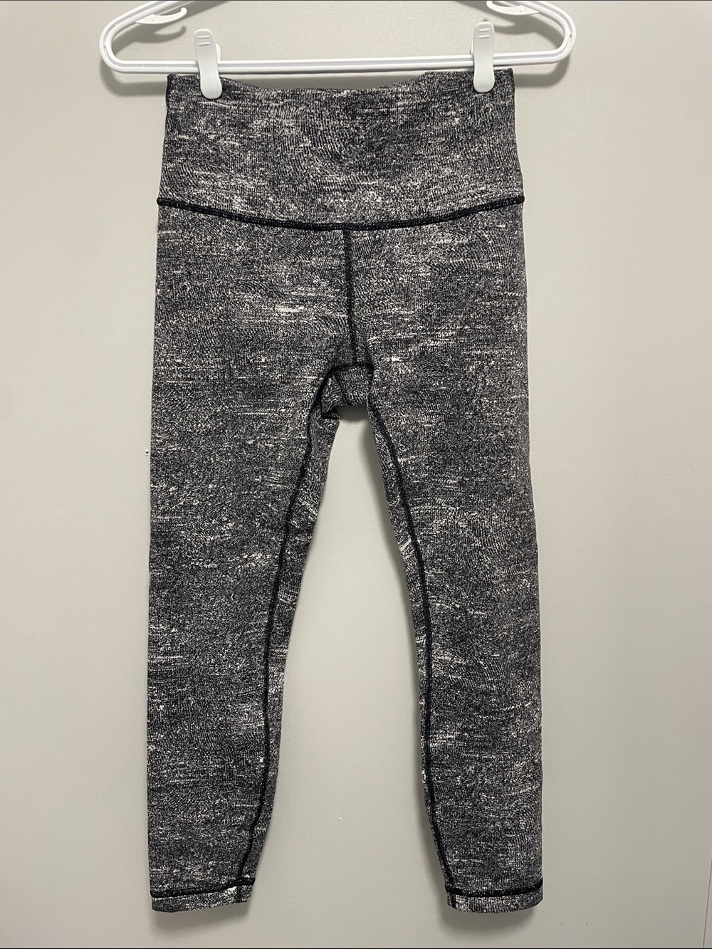 lululemon athletica Marled Charcoal High-Rise Leggings
